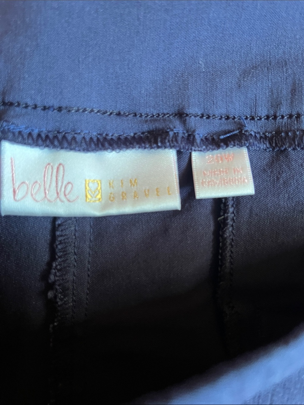Belle by Kim Gravel Navy Blue Shorts - Picture 7 of 7
